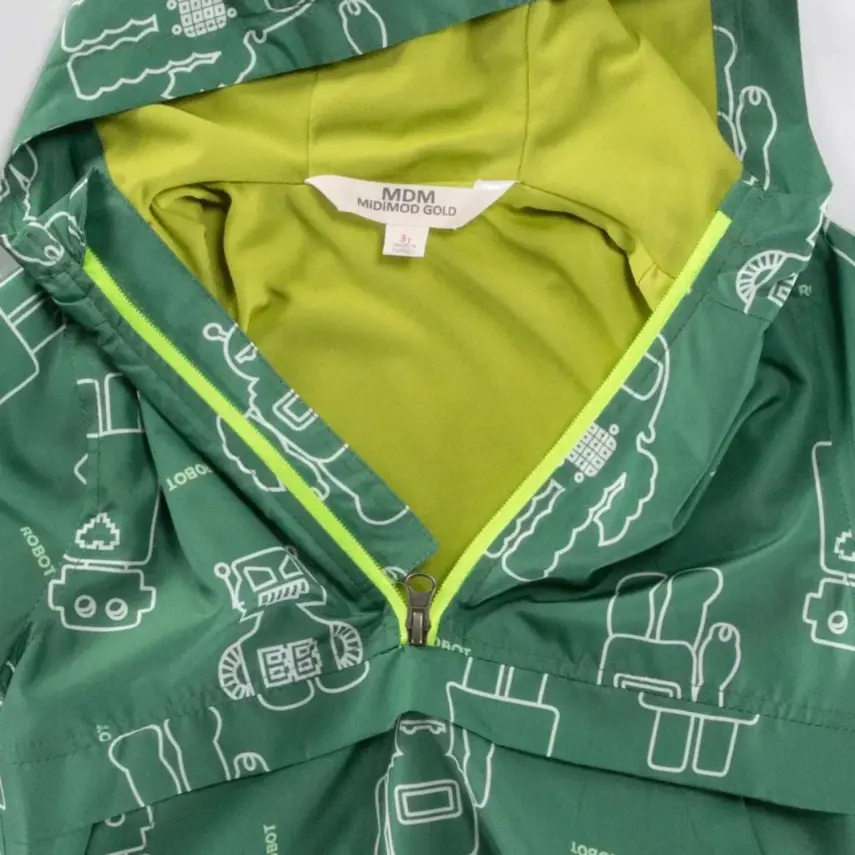 Midimod Erkek Yağmurluk Yeşil - 8