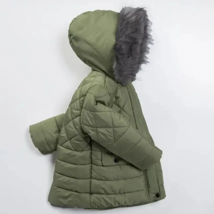 Midimod Kız Kaban Haki - 2