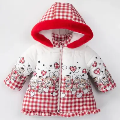 Midimod Kız Kaban Kırmızı