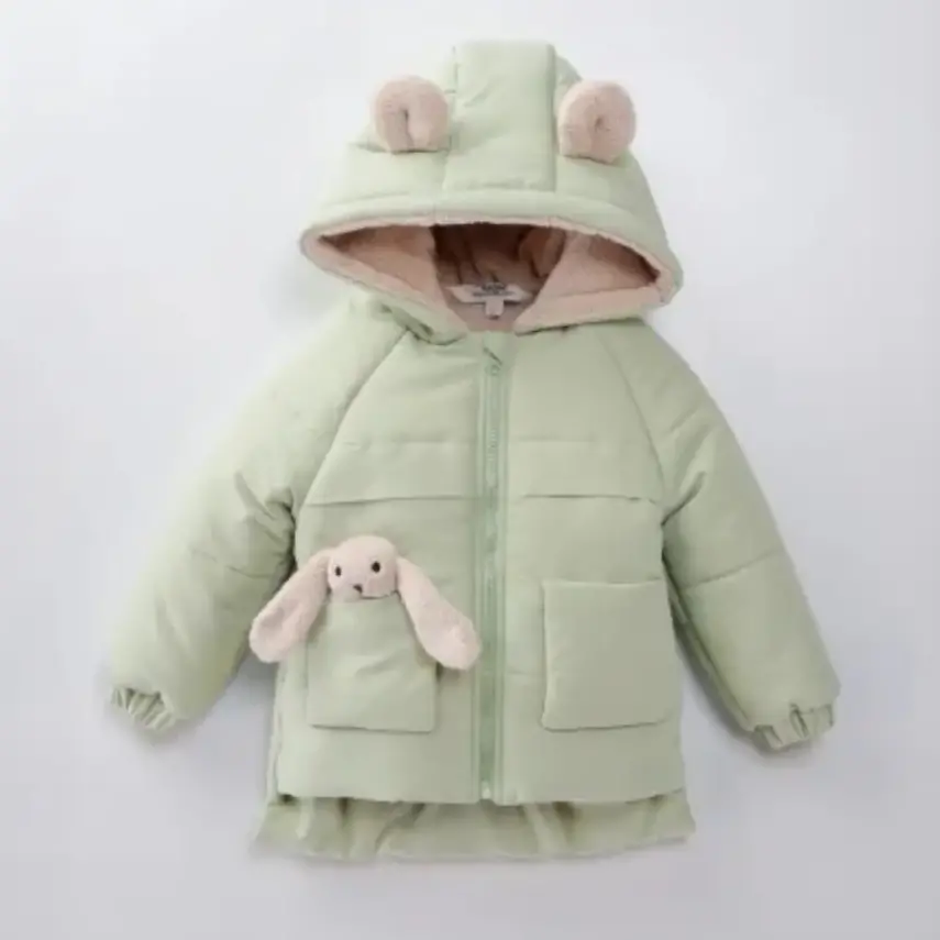 Midimod Kız Kaban Yeşil - 5