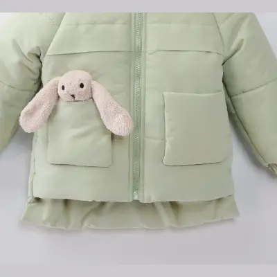 Midimod Kız Kaban Yeşil - 3