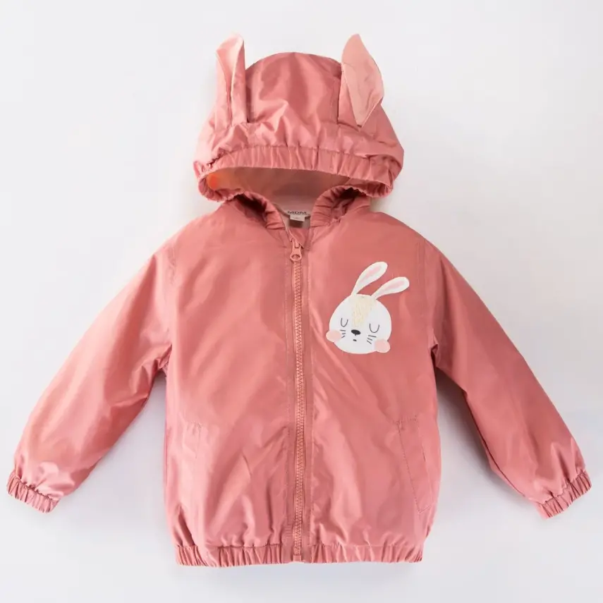 Midimod Kız Yağmurluk Gül Kurusu - 1