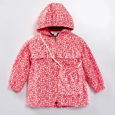 Midimod Kız Yağmurluk Kırmızı 