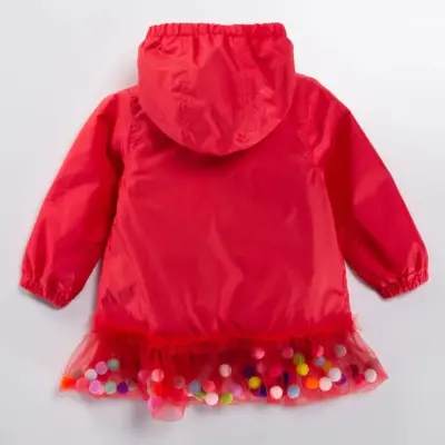 Midimod Kız Yağmurluk Kırmızı - 4