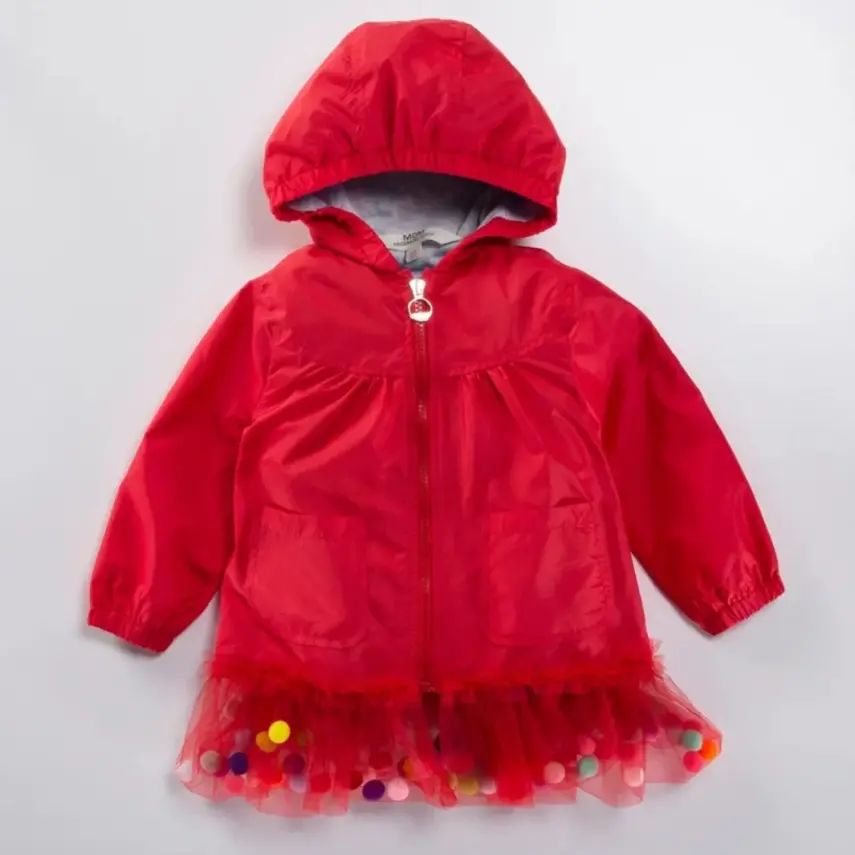 Midimod Kız Yağmurluk Kırmızı - 1