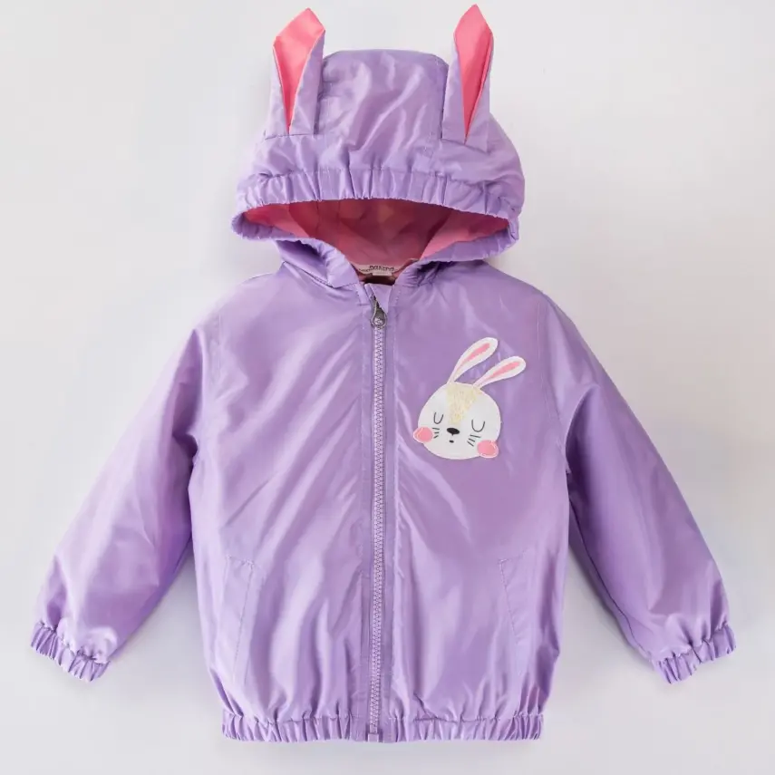Midimod Kız Yağmurluk Lila - 1