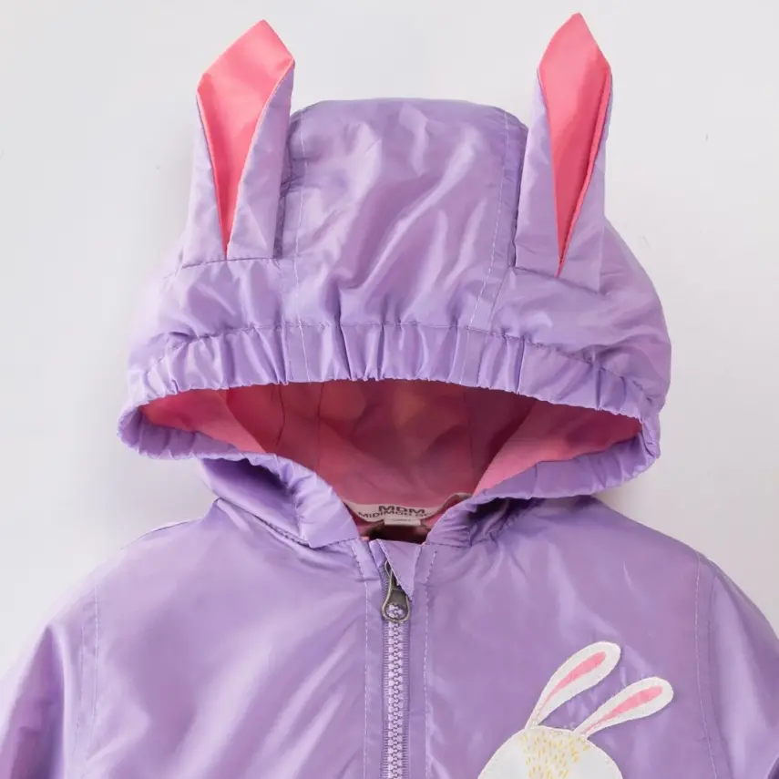 Midimod Kız Yağmurluk Lila - 2