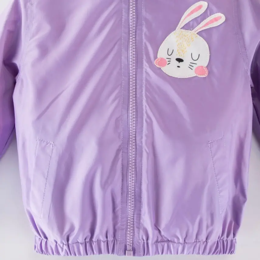 Midimod Kız Yağmurluk Lila - 3