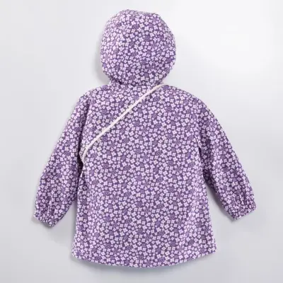 Midimod Kız Yağmurluk Mor - 6
