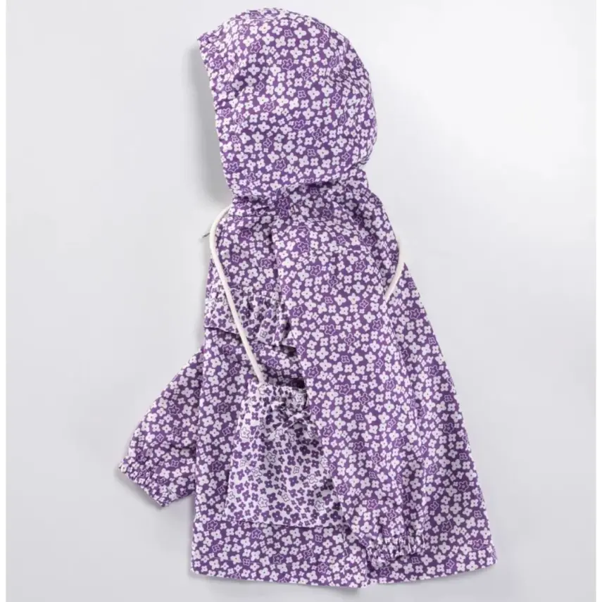 Midimod Kız Yağmurluk Mor - 7