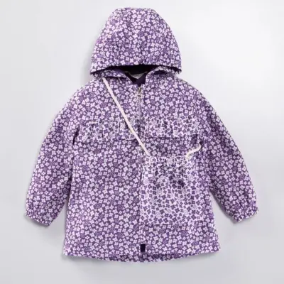 Midimod Kız Yağmurluk Mor - 9