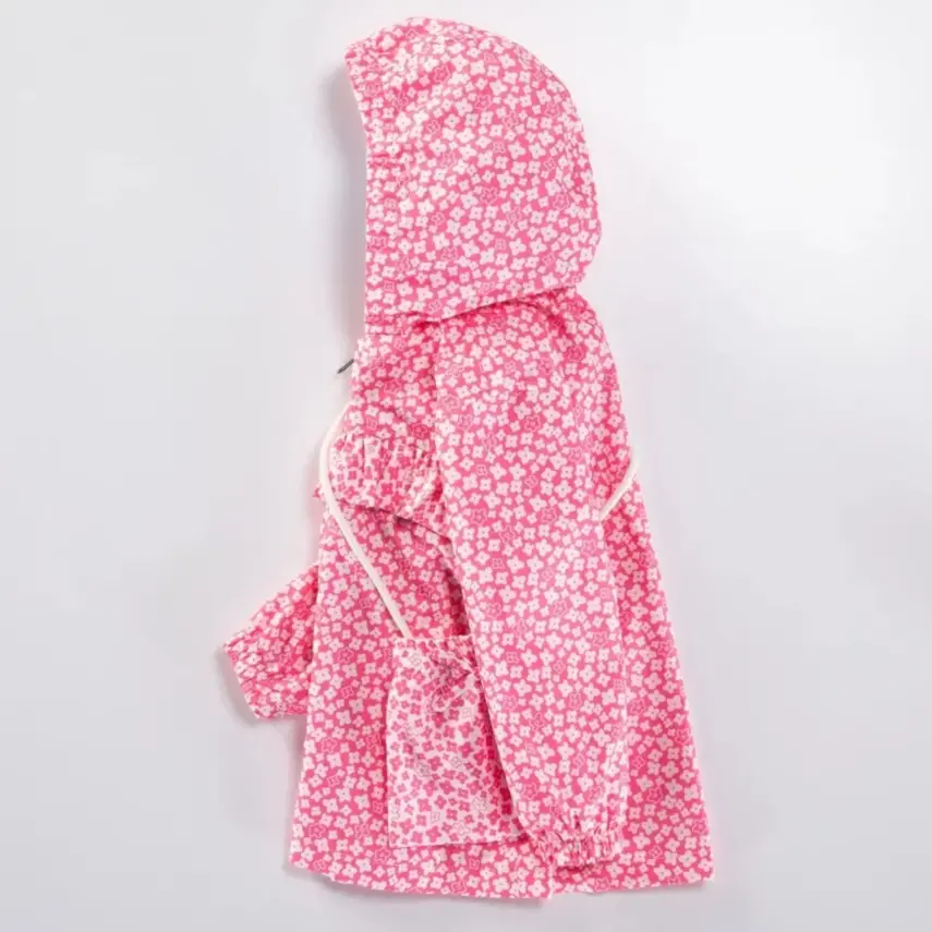 Midimod Kız Yağmurluk Pembe - 4