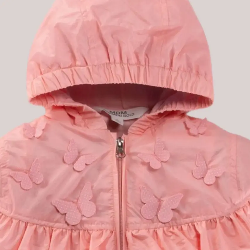 Midimod Kız Yağmurluk Pembe - 5