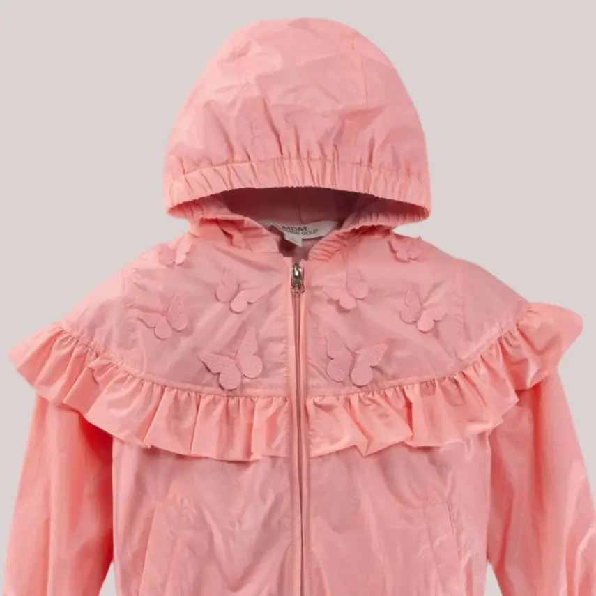 Midimod Kız Yağmurluk Pembe - 7