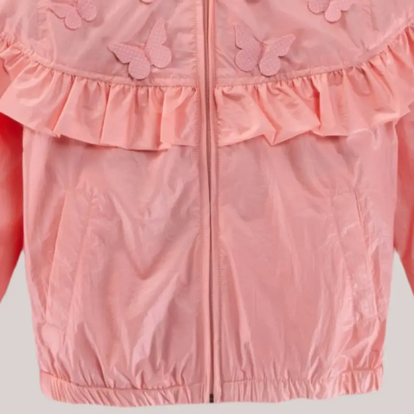 Midimod Kız Yağmurluk Pembe - 8