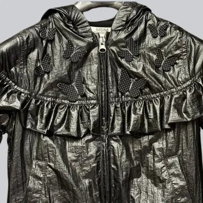 Midimod Kız Yağmurluk Siyah - 2