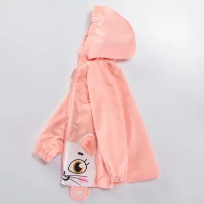 Midimod Kız Yağmurluk Turkuaz - 7