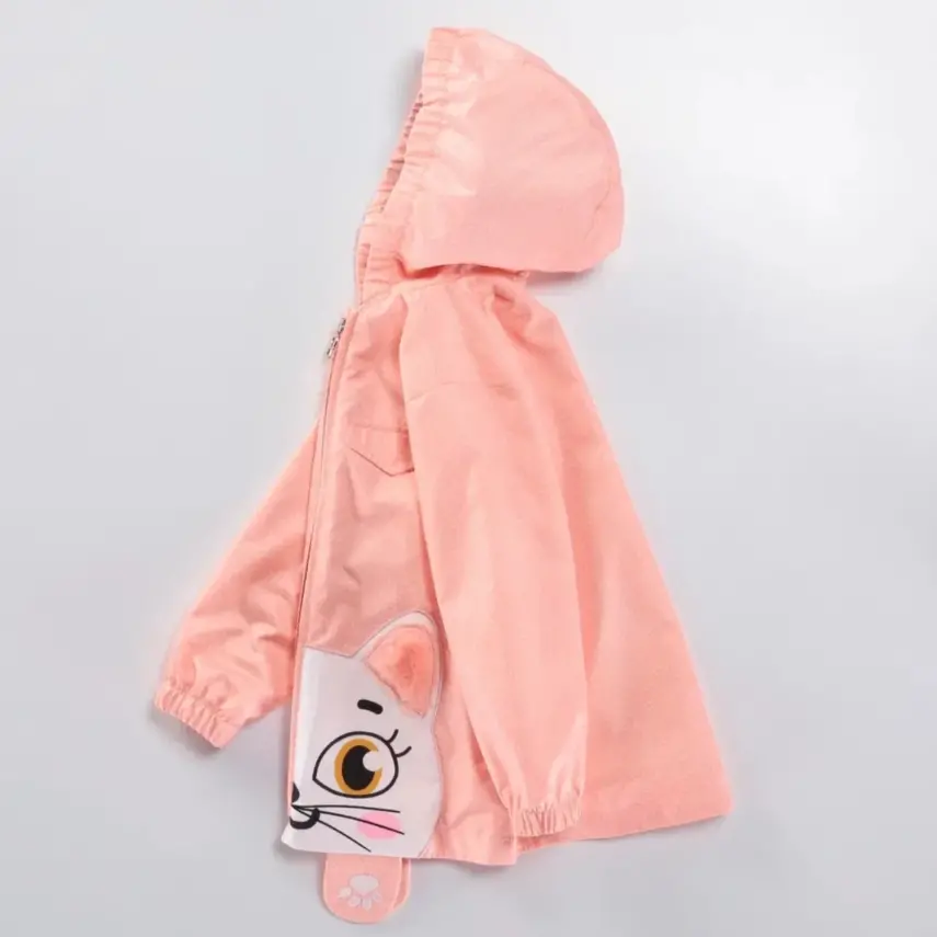 Midimod Kız Yağmurluk Turkuaz - 7