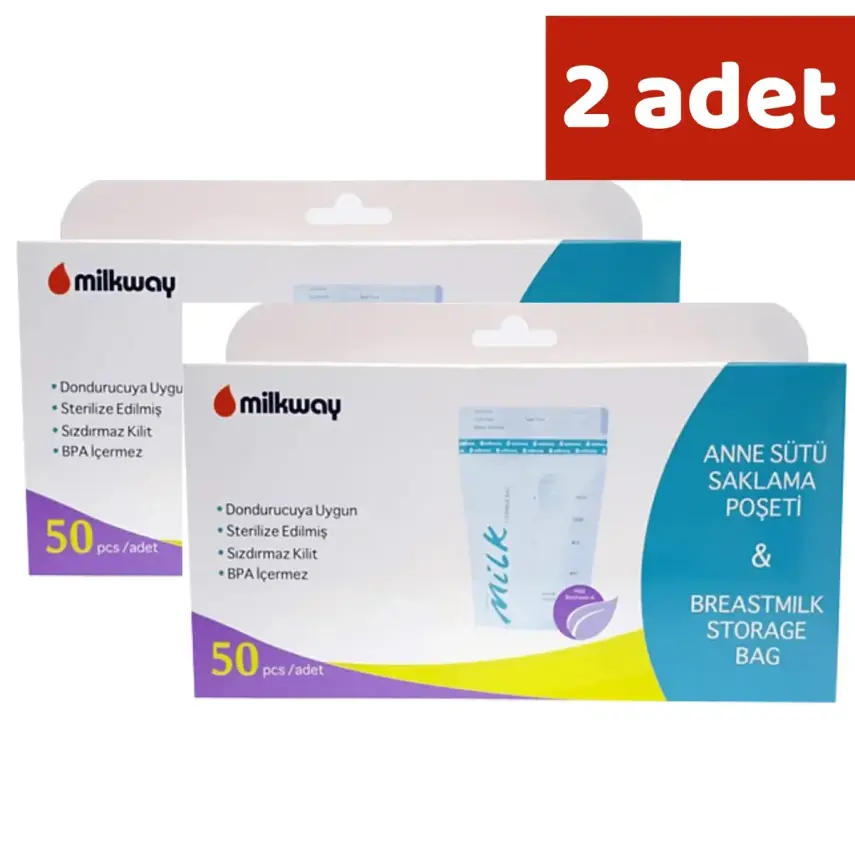Milkway Anne Sütü Saklama Poşeti 50li x 2 Adet - 2