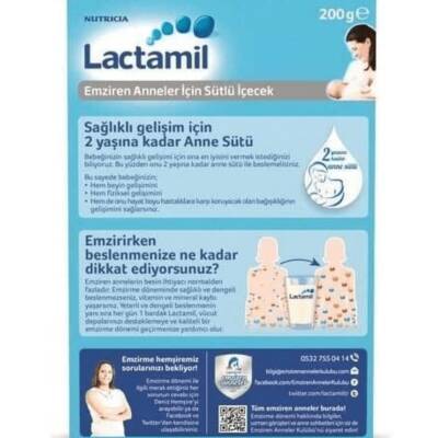 Milupa Lactamil Anneler İçin Sütlü İçecek 200 gr x 2 Adet - 3