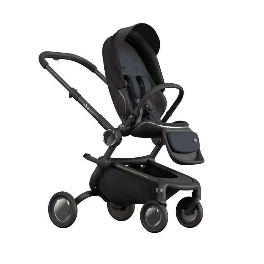Mima Creo Çift Yönlü Kompakt Katlanabilir Bebek Arabası Black - 6