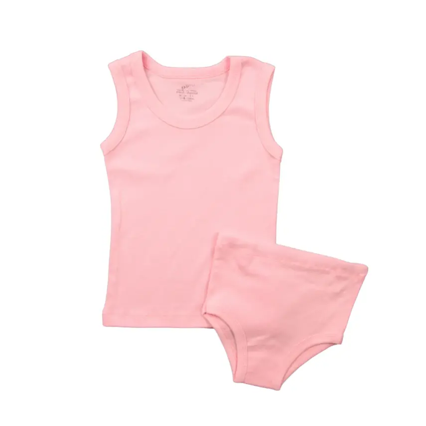 Mini Damla Çamaşır Takımı Askılı Pembe - 1