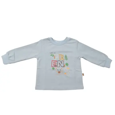 Mini Damla Çocuk Sweatshirt Friend Mavi 