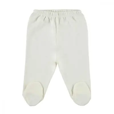 Mini Damla Pantolon Patikli Kaşkorse Ekru