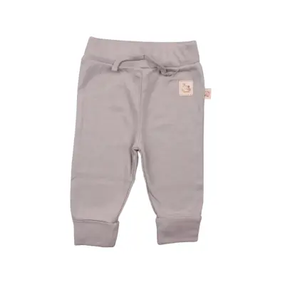 Mini Damla Pantolon Patiksiz Armalı Gri 