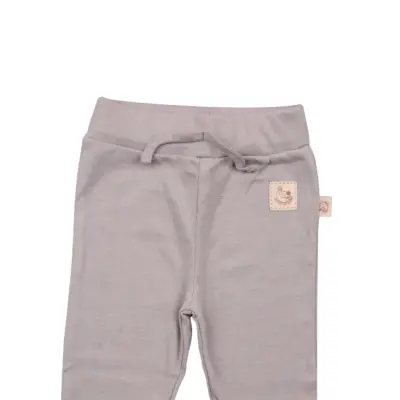 Mini Damla Pantolon Patiksiz Armalı Gri Melanj - 4