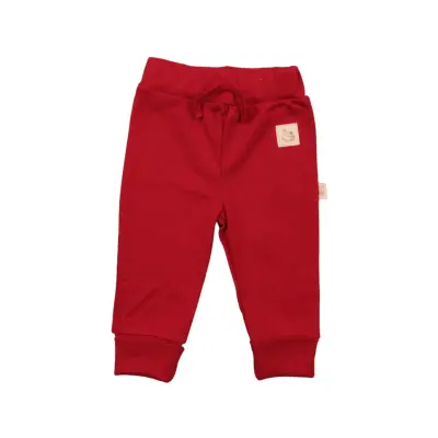 Mini Damla Pantolon Patiksiz Armalı Kırmızı 