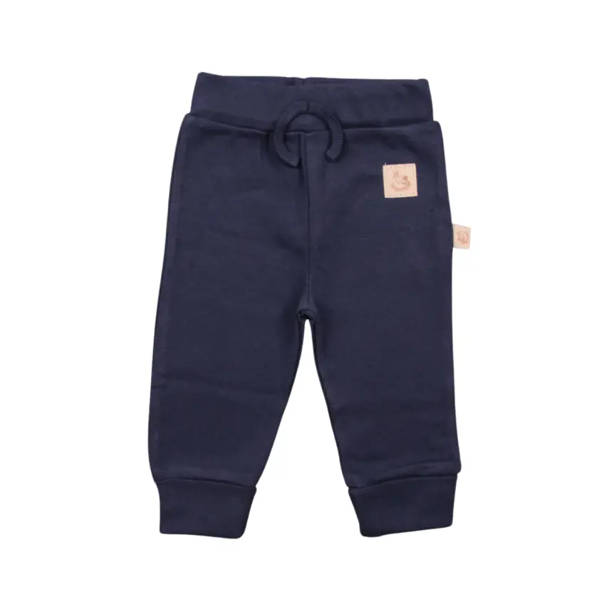 Mini Damla Pantolon Patiksiz Armalı Lacivert - 1