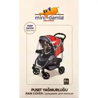Mini Damla Puset Yağmurluğu Fitalatsız Siyah - 2