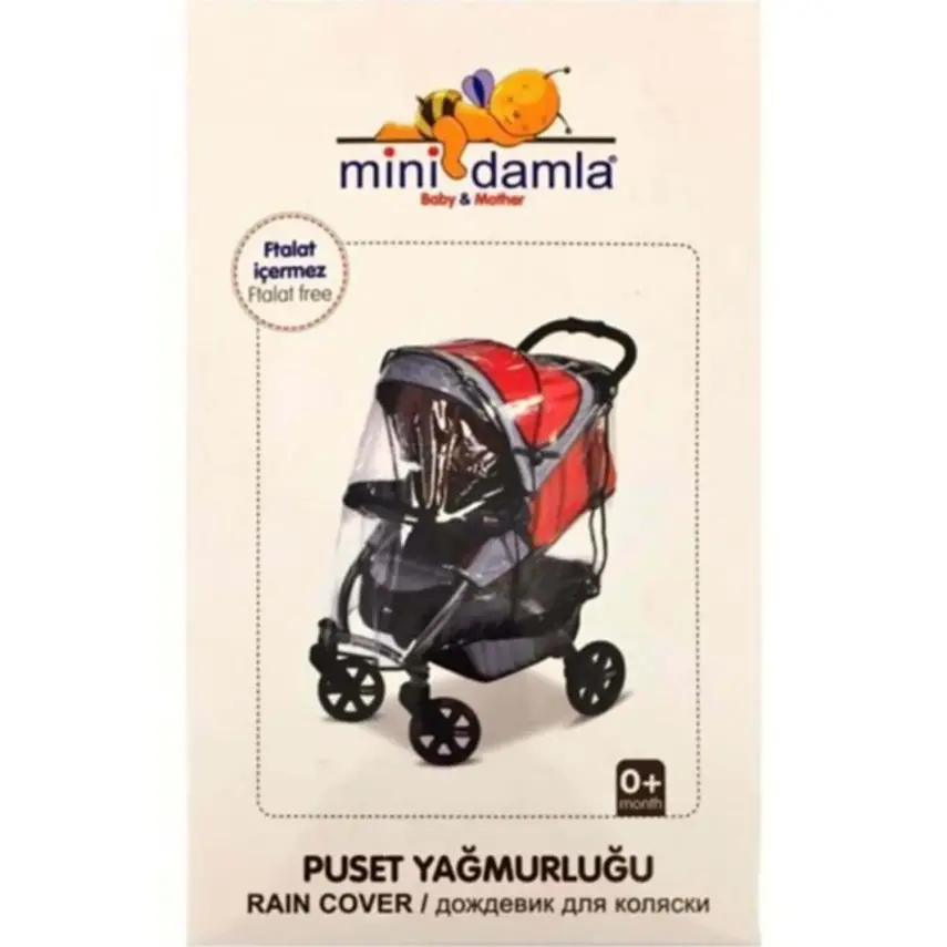 Mini Damla Puset Yağmurluğu Fitalatsız Siyah - 2