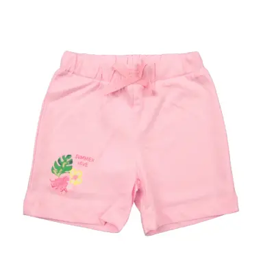 Mini Damla Şort Love Summer Pembe
