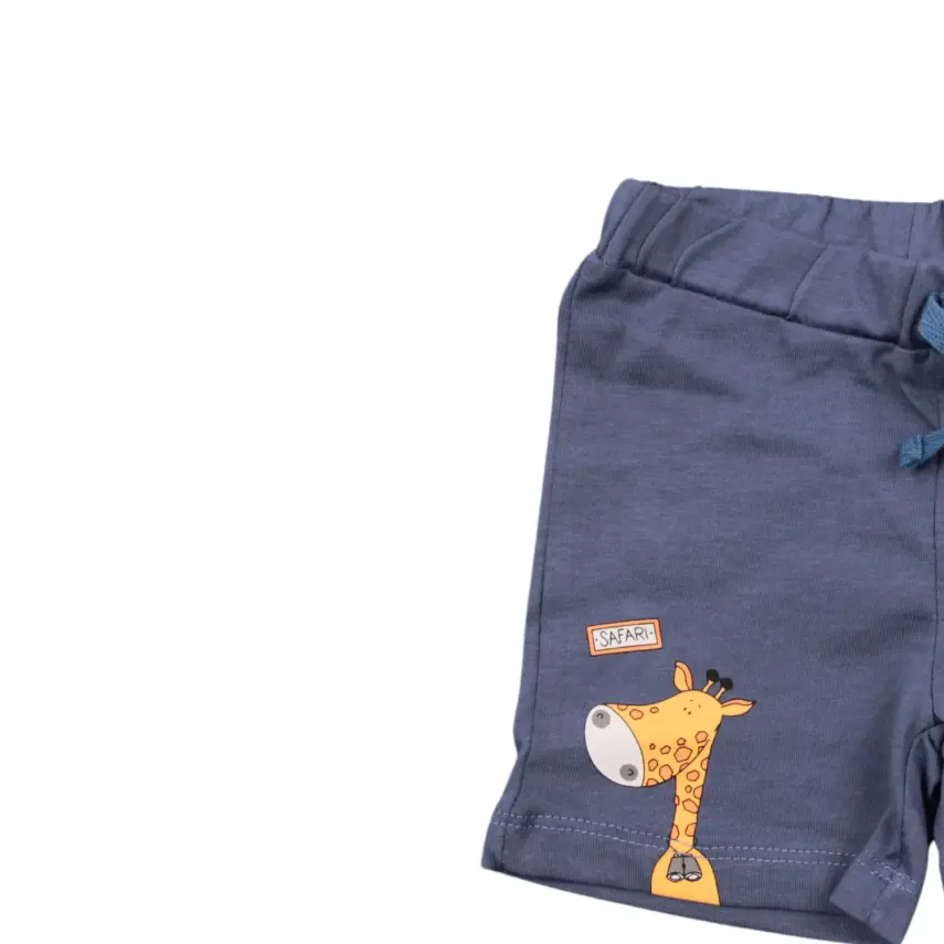 Mini Damla Şort Safari İndigo - 2