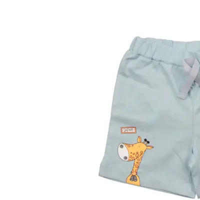 Mini Damla Şort Safari Mavi - 2