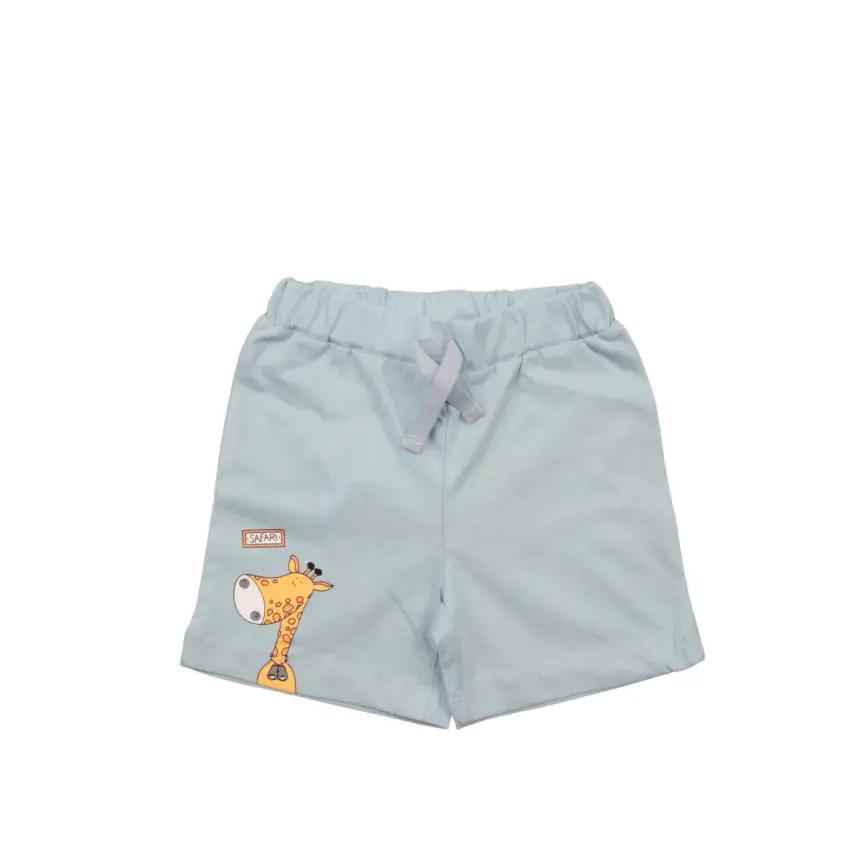 Mini Damla Şort Safari Mavi - 1