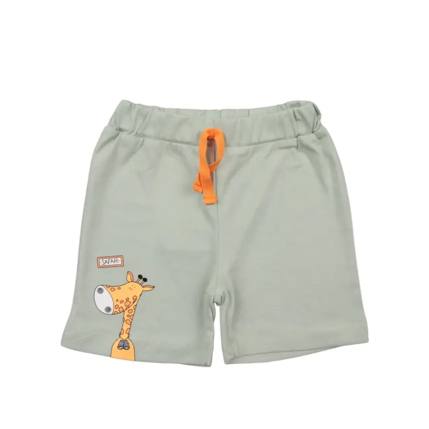 Mini Damla Şort Safari Yeşil - 5