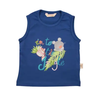 Mini Damla T-Shirt Kolsuz Jungle Saks - 2