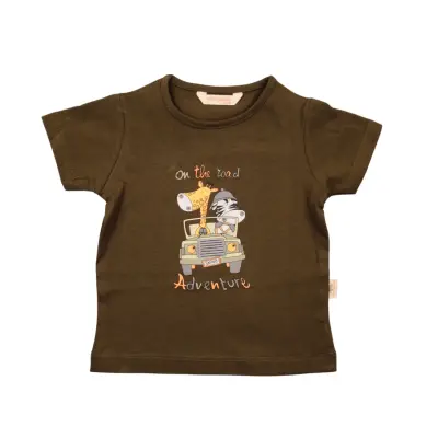 Mini Damla T-Shirt Safari Haki 