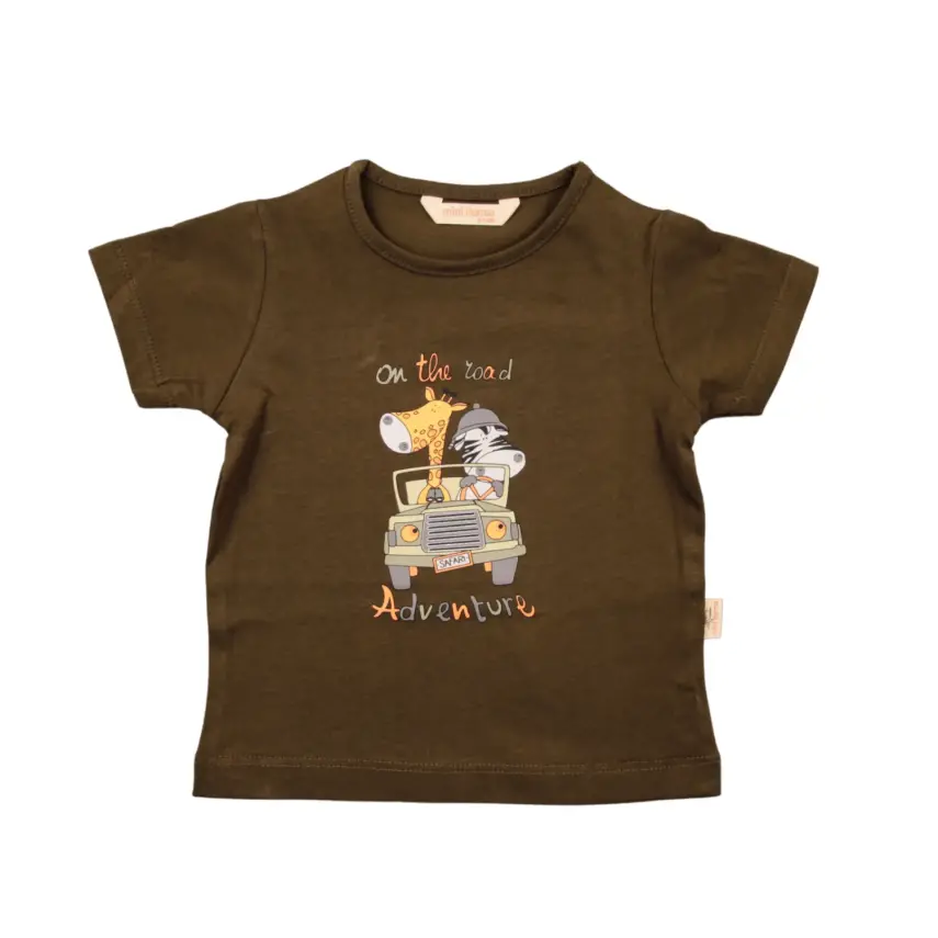 Mini Damla T-Shirt Safari Haki - 2