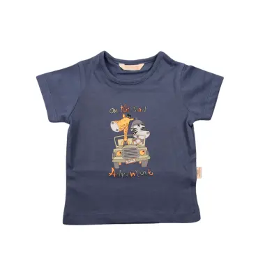 Mini Damla T-Shirt Safari İndigo 