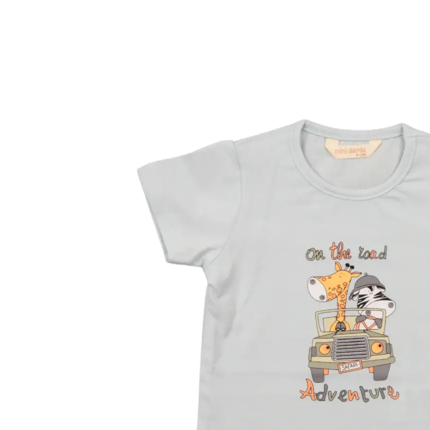 Mini Damla T-Shirt Safari Mint - 4