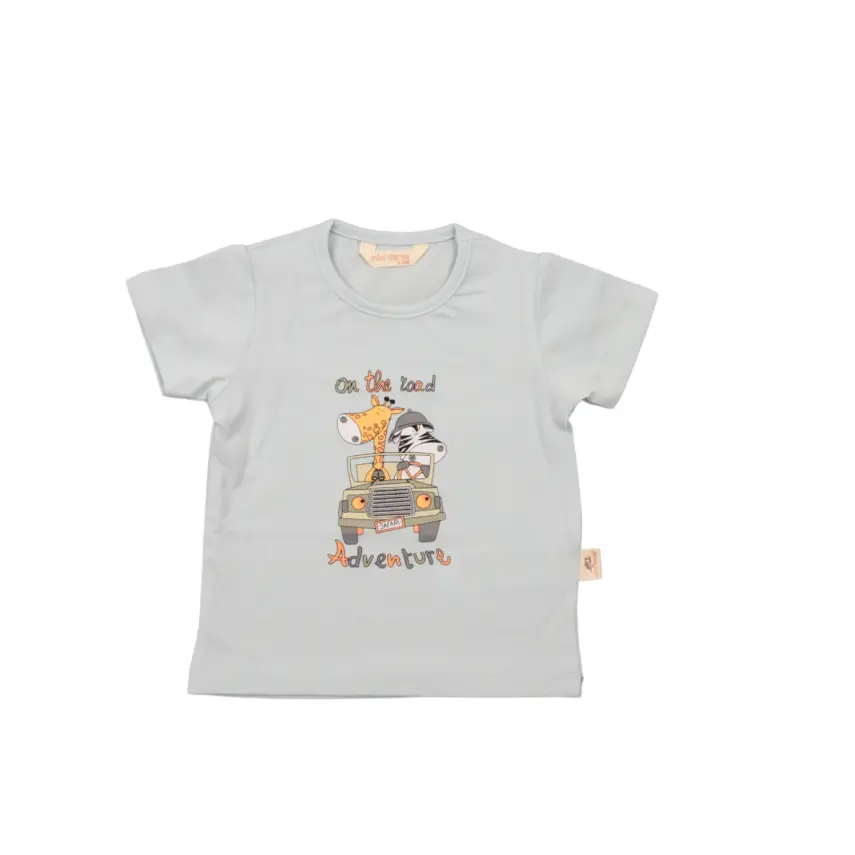 Mini Damla T-Shirt Safari Mint - 1
