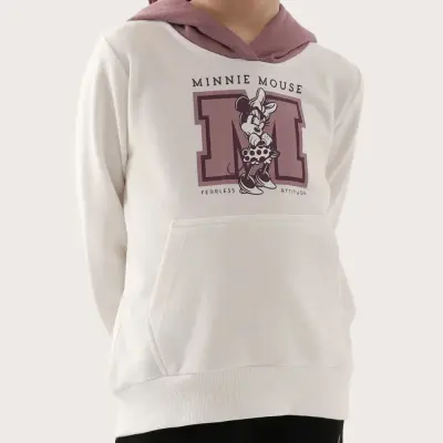 Minnie Mouse Kız Eşofman Takımı Krem - 4