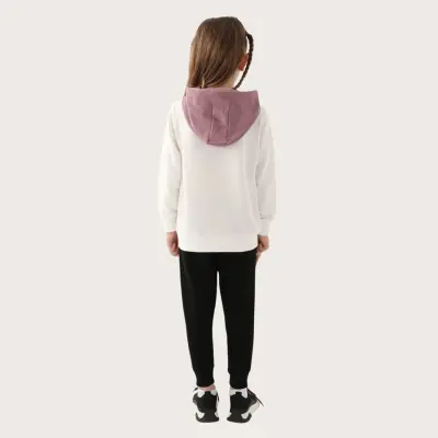 Minnie Mouse Kız Eşofman Takımı Krem - 5