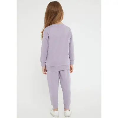 Minnie Mouse Kız Eşofman Takımı Yaban Mersini - 5