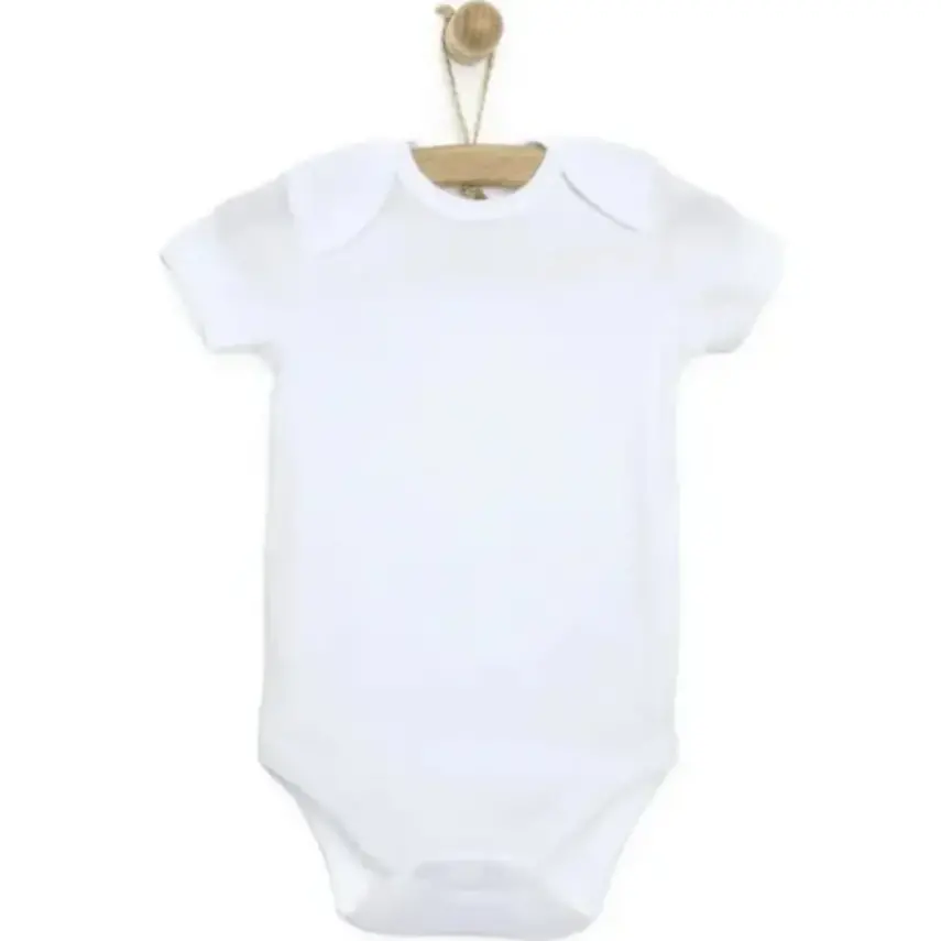 Mixi Baby %100 Pamuklu Çıtçıtlı Bebek Body Kısa Kol - 1