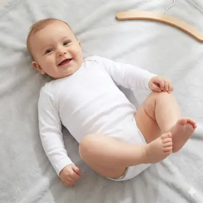 Mixi Baby %100 Pamuklu Çıtçıtlı Bebek Body Uzun Kol